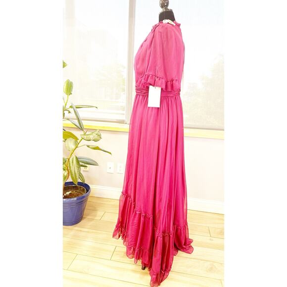 Mac Duggal Pink and Purple Maxi Dress - Picture 6 of 8